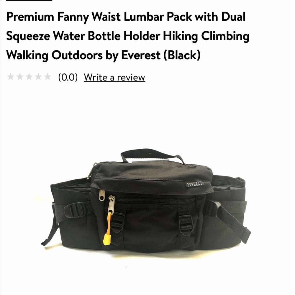 Everest Fanny Pack with Lumbar Support
